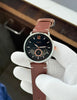 Fossil Automatic Machine In Leather Belt