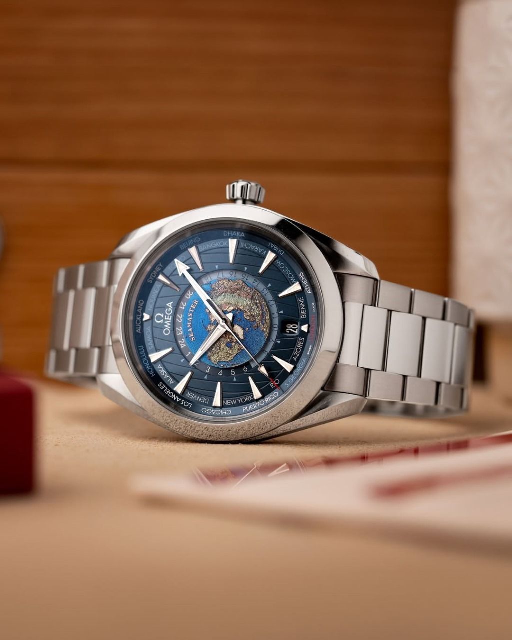 Omega Aqua Teraa Worldmap Seamaster Watch