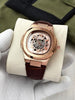 Patek Phillipe Skeleton Black With Rose Gold & White Dails  Edition