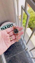 FOSSIL LADIES ROSE & BLACK MODEL