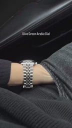 SEIKO MOD DATE JUST OLIVE ARABIC LIMITED EDITION DIAL