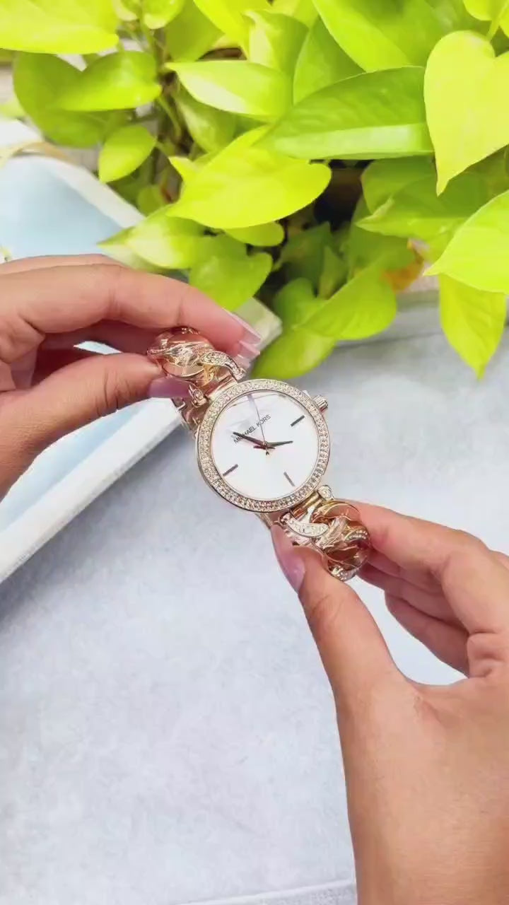 Michael Kors Portia Copper-White 🤍😍