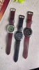 Fossil Machine Chronograph Full Black Leather Belt