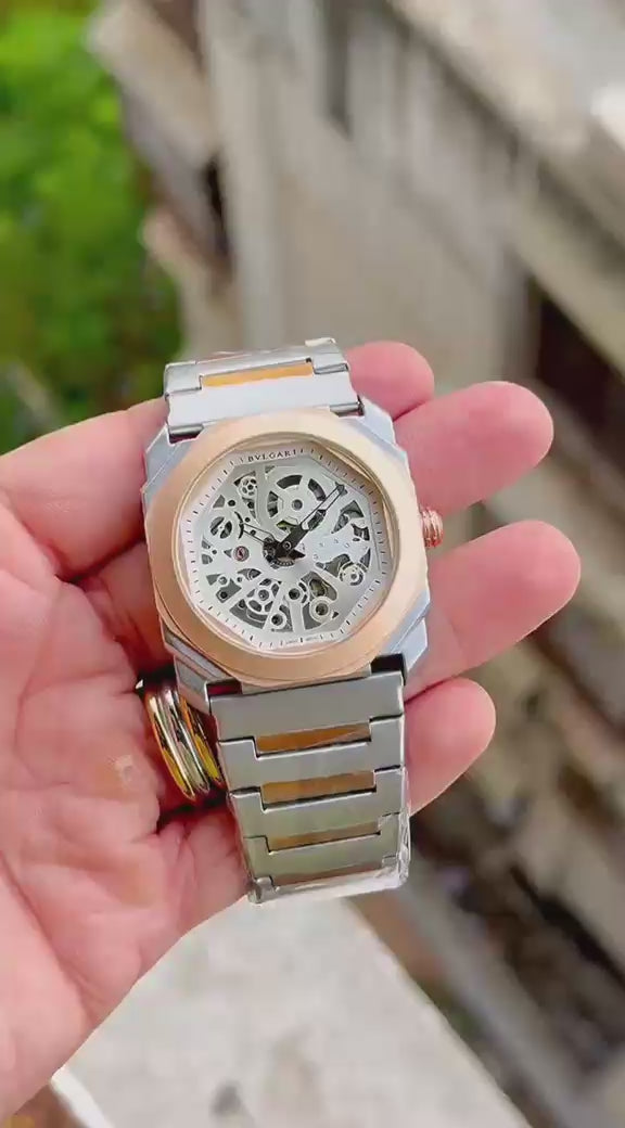 Bvlagari Men Watch Full White Edition