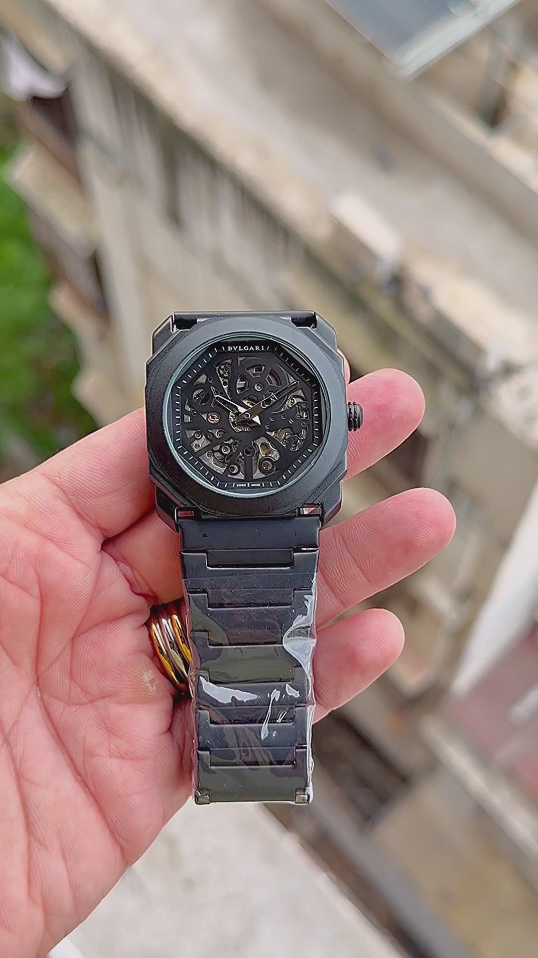 Bvlagari Men Watch Full Black Edition