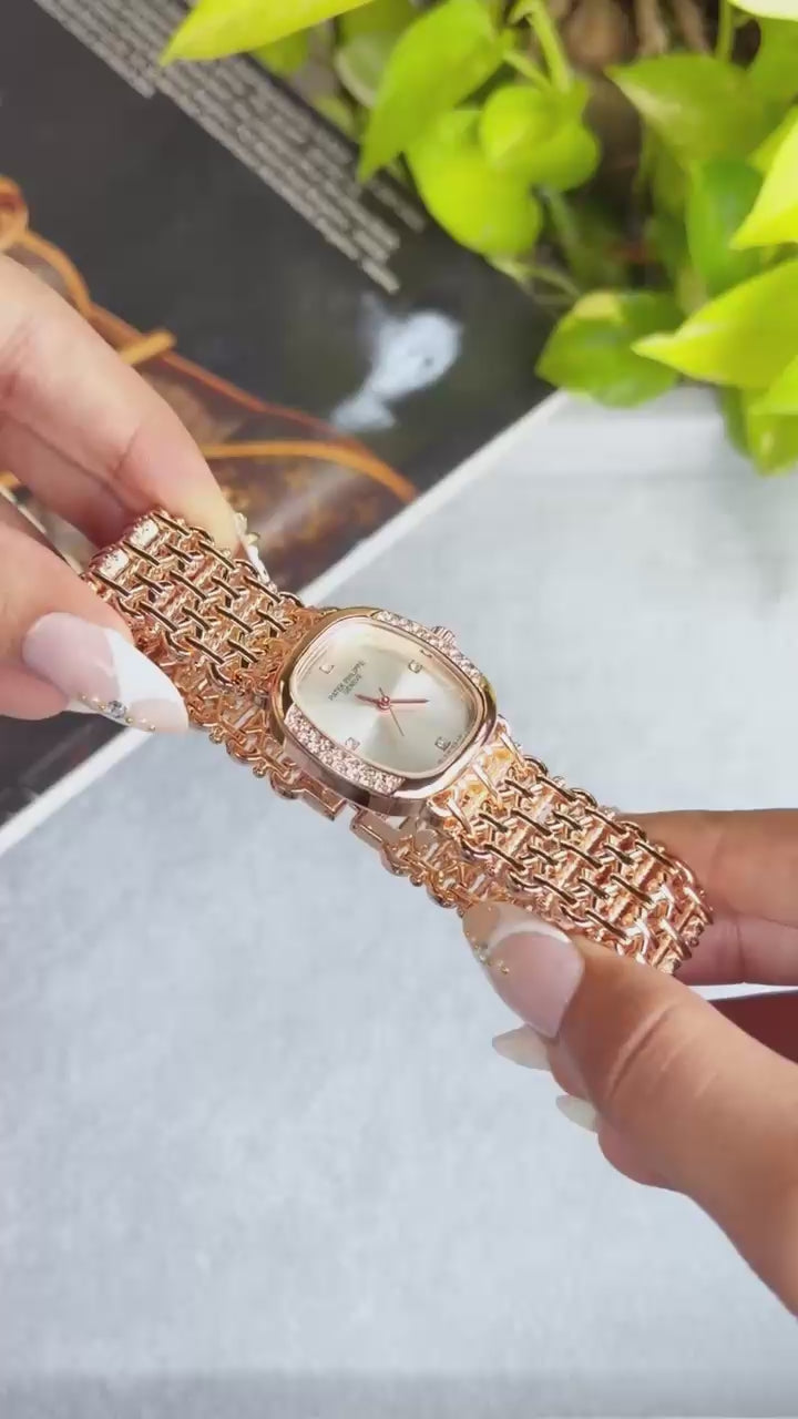 Patek Philippe Ellipse Rose  Gold-White 🤍✨