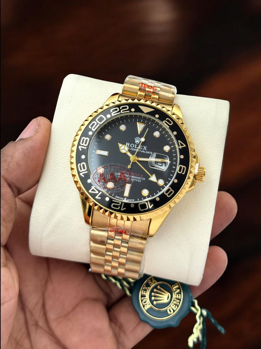 Rolex GMT Master Full Gold & Black Dail Edition