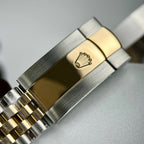 Rolex Datejust Gold Silver Gold Dial Metal Watch