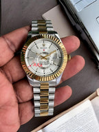 Rolex Sky Dweller Model Duel Tone With Silver Dail Edition